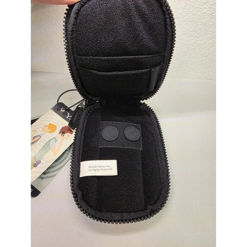 Vintage RARE Collectible Yahoo! bags 2001 flip phone cell carrier case black NWT